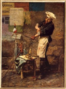 Le vendeur de rats pendant le siège de Paris en 1870 - Narcisse Chaillou