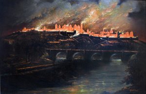 Éclatement dans la ville de Carcassonne - Narcisse Salières