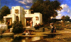 Une maison turque - Narcisse Virgile Diaz de la Peña