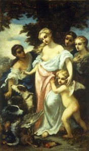 Diane après la chasse - Narcisse Virgile Diaz de la Peña