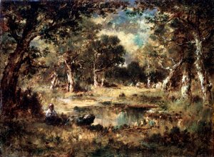 Marais forestier, 1870 - Narcisse Virgile Diaz de la Peña