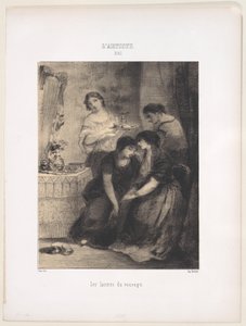 Les Larmes du veuvage, 1830-76 - Narcisse Virgile Diaz de la Peña