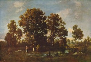 Jours ensoleillés dans la forêt, vers 1850, vers 1915 - Narcisse Virgile Diaz de la Peña