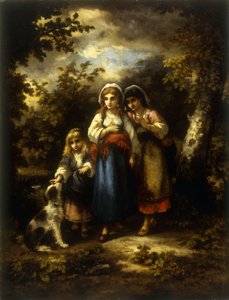 Les promeneurs, 1876 - Narcisse Virgile Diaz de la Peña