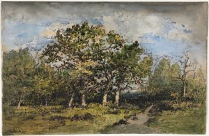 Paysage, vers 1860