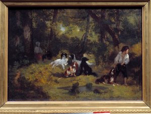 Le valet de chiens - Narcisse Virgile Diaz de la Peña
