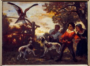 Les enfants du faucon - Narcisse Virgile Diaz de la Peña