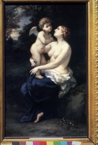 Vénus tenant Cupidon sur ses genoux - Narcisse Virgile Diaz de la Peña