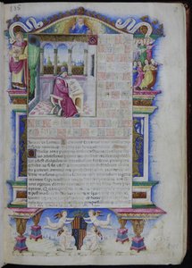 Portrait de Johannes Tinctoris De Opus musices Joannis Tinctoris, 1483 - Nardo Rapicano