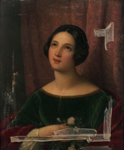 Fille avec des fleurs
