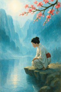 Contemplation des cerisiers en fleurs - Natalie Bruns