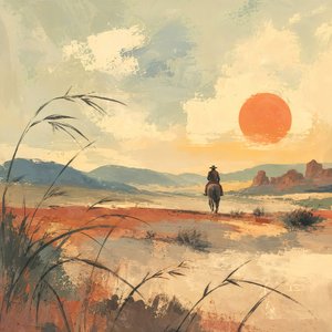 Couché de soleil à Desert Rider