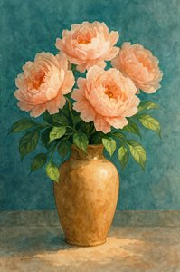 Élégant bouquet de pivoines - Natalie Bruns