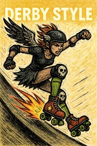Une patineuse acharnée du Derby