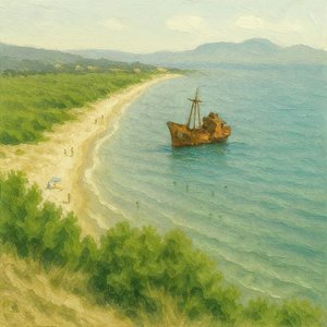 La plage idyllique des épaves - Natalie Bruns