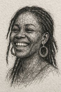 Le sourire joyeux des dreadlocks - Natalie Bruns