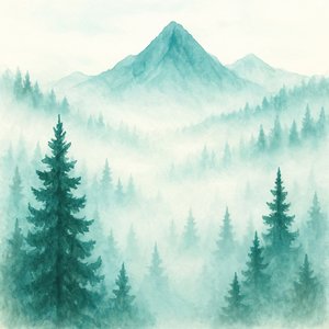 Les montagnes de la Forêt Brumeuse - Natalie Bruns
