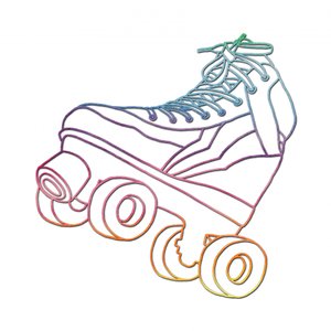 Skate Retro Rainbow
