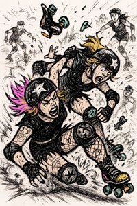 Accident de roller derby