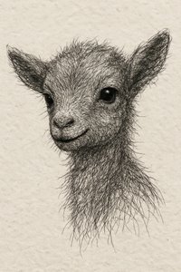 Une petite chèvre qui sourit - Natalie Bruns