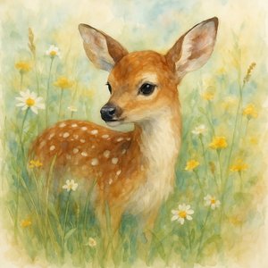 Prairie aux faons tachetés - Natalie Bruns