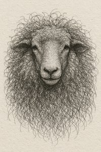 Mouton à laine texturée - Natalie Bruns