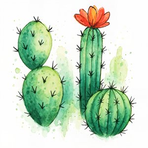 Une floraison éclatante de cactus