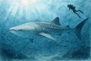Rencontre avec un requin-baleine - Natalie Bruns