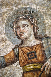 Mosaïque romaine dans la villa Maison d