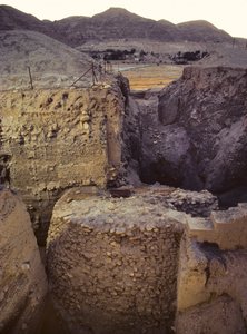 Tranchée sur le site archéologique néolithique de Jéricho - Nathan Benn