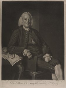 Portrait de John Ellicott F.R.S. (gravure) - Nathaniel (after) Dance Holland