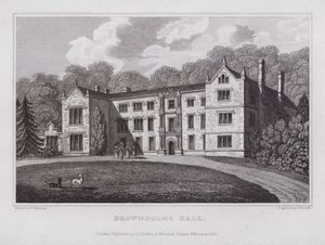 Brownholme Hall - Nathaniel (after) Whittock