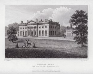 Denton Park, la résidence de Sir C H Ibbotson - Nathaniel (after) Whittock