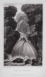Chute à Gordale - Nathaniel (after) Whittock