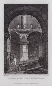 Intérieur de la Grande Tour du Château de Richmond - Nathaniel (after) Whittock