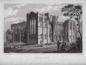 Abbaye de Rivaulx - Nathaniel (after) Whittock