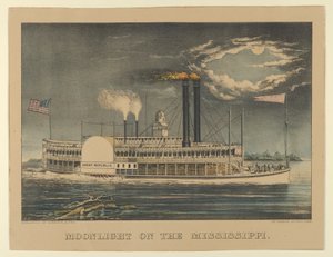 Clair de lune sur le Mississippi, 1872-74