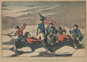 Washington traversant le Delaware - La veille de la bataille de Trenton, décembre, 1857-71