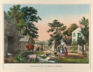 Scènes de ferme américaine. No.2 - Nathaniel Currier