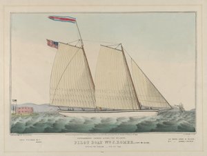 Bateau pilote William J. Romer, capitaine McGuire, partant pour l