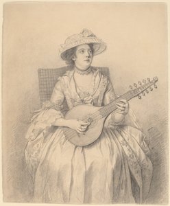 Femme jouant du cistre - Nathaniel Dance Holland