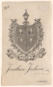 Ex-libris de Jonathan Jackson - Nathaniel Hurd