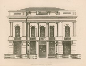 Devanture de magasin pour Hancock et Dixon, Pall Mall East, Londres - Nathaniel Whittock