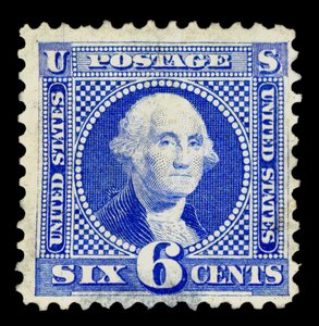 6c Washington réédition unique, 1875