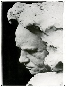 Profil de Ludwig van Beethoven (1770-1827), détail d