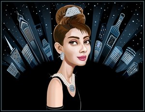 Audrey Hepburn, 2021 (numérique) - Neale Osborne