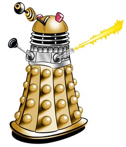 Dalek - illustration de dessin animé - Neale Osborne