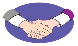 Poignée de main - illustration