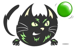 Zap Cat - caricature