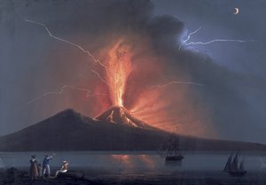 Naples : éruption du Vésuve, 22 octobre 1822